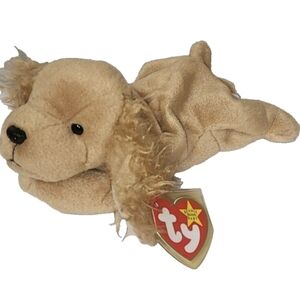 Ty Beanie Baby - SPUNKY Cocker Spaniel Dog (8 Inch) NEW Stuffed Animal Toy PVCs